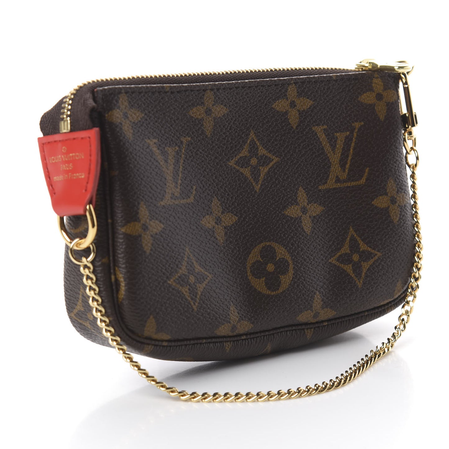 Monogram 2020 Christmas Animation Bumper Cars Mini Pochette Accessories Coquelicot