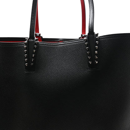 Christian Louboutin Calfskin Spikes East West Cabata Tote Black 9 of 13