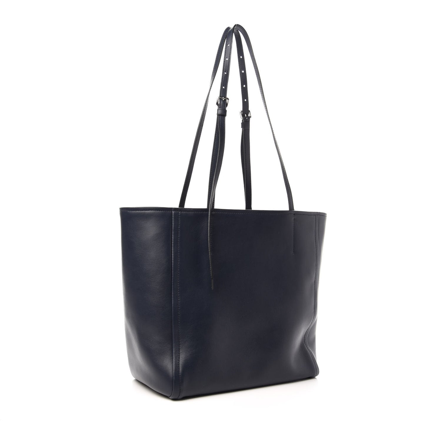 Calfskin Concept Shopper Tote Black Astrale