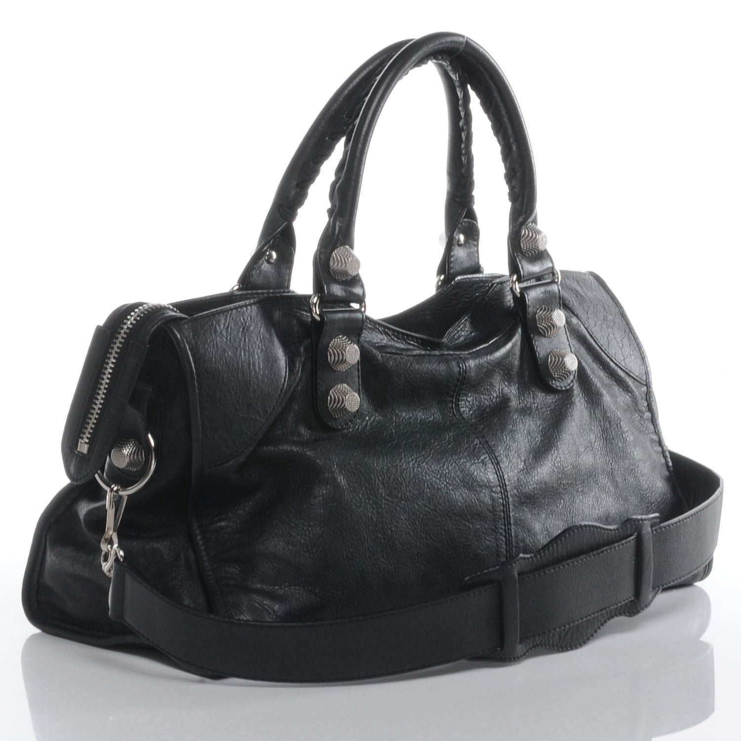 Balenciaga Agneau Giant 21 Silver Hardware Part Time Black 3 of 7