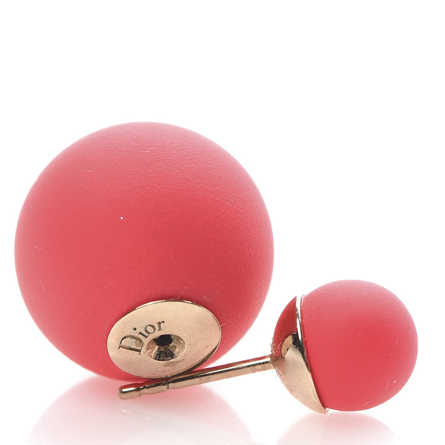 Mise En Dior Tribal Earrings Matte Pink