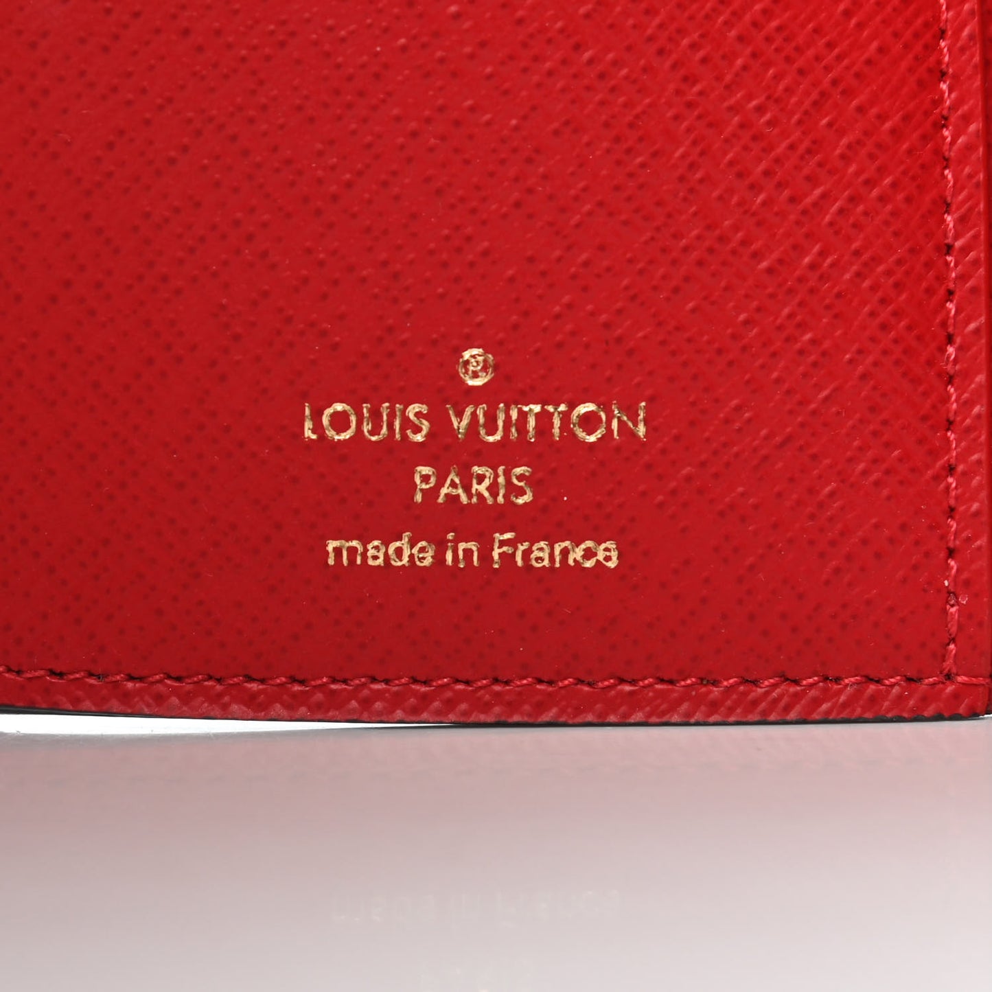 Damier Ebene Victorine Wallet Red