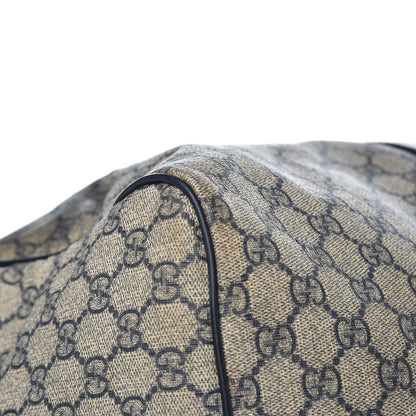 Gucci GG Plus Monogram Large Carry On Duffle Bag Navy 8 of 25