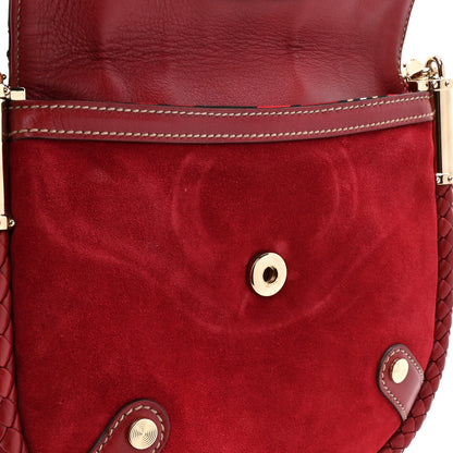 Gucci Suede Small Britt Tassel Shoulder Bag Dark Red 11 of 11