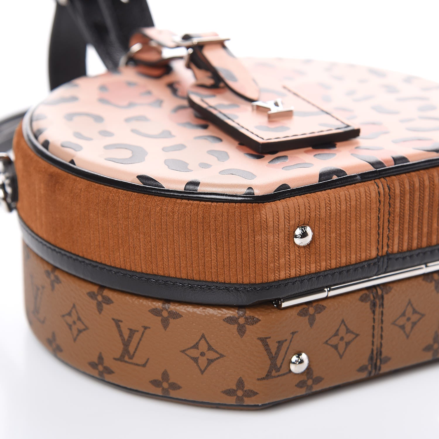 Louis Vuitton Reverse Monogram Leopard Petite Boite Chapeau 8 of 9