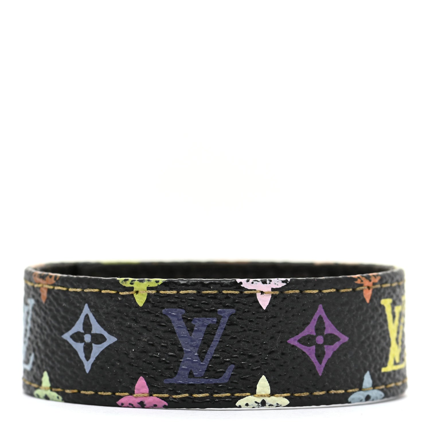 Louis Vuitton Monogram Multicolor Bracelet Black 1 of 5