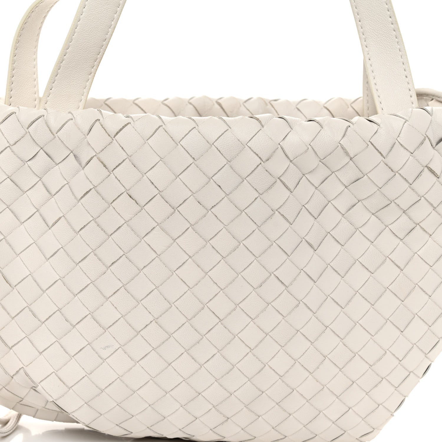 Bottega Veneta Nappa Intrecciato Small Bulb White 5 of 10