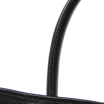 Miu Miu Goatskin Madras Top Handle Tote Black 8 of 12