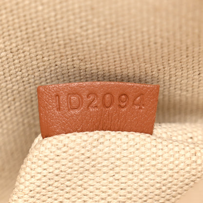 Moynat Calfskin Canvas M Tote MM Brown 8 of 12