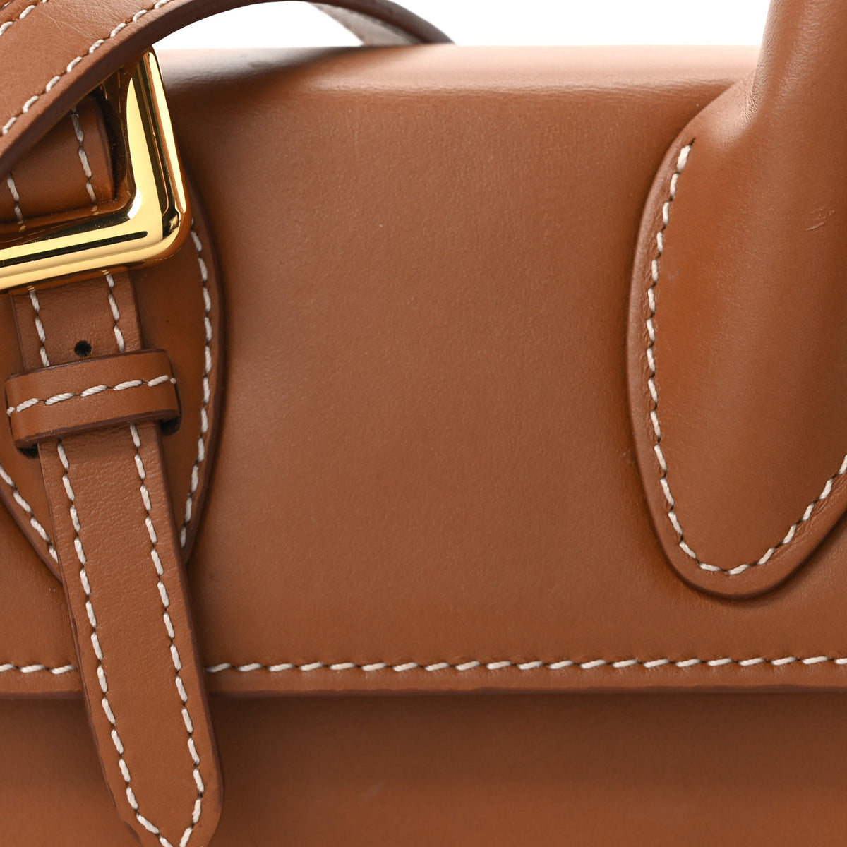 Jacquemus Smooth Calfskin Le Chiquito Boucle Moyen Brown 6 of 8