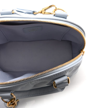 Louis Vuitton Calfskin Bubblegram Alma BB Ice Blue 5 of 9