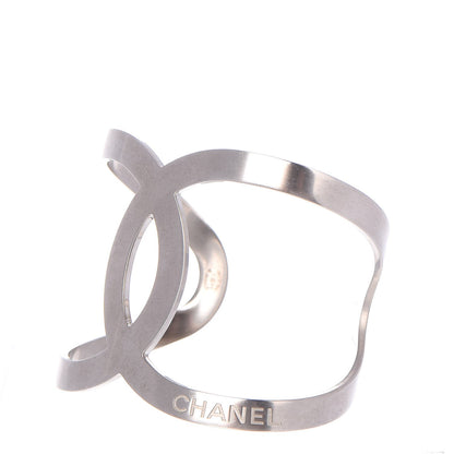 Chanel Metal CC Cuff Silver 3 of 6