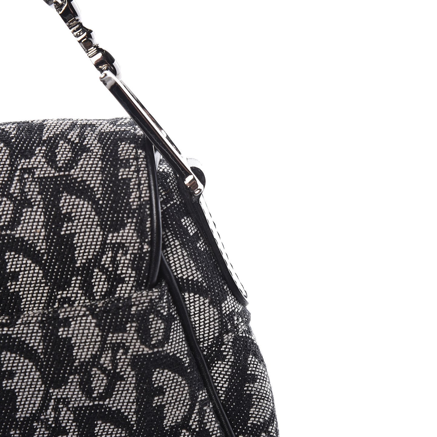 Monogram Saddle Bag Black