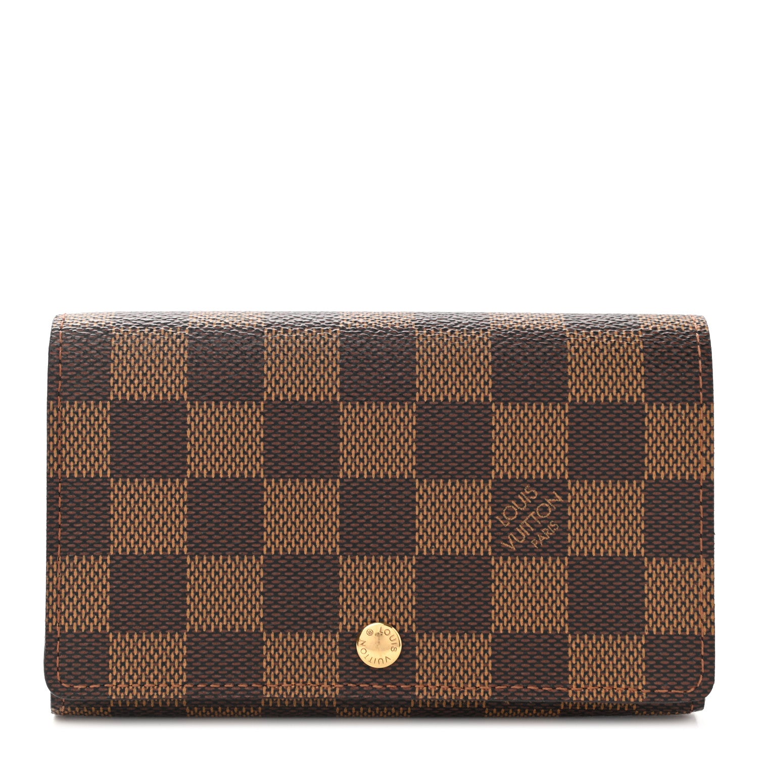 Louis Vuitton Damier Ebene Porte-Monnaie Tresor Wallet 1 of 12