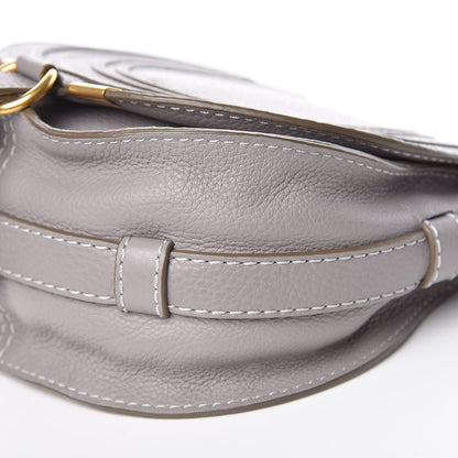 Chloe Calfskin Mini Marcie Round Crossbody Bag Cashmere Grey 10 of 10
