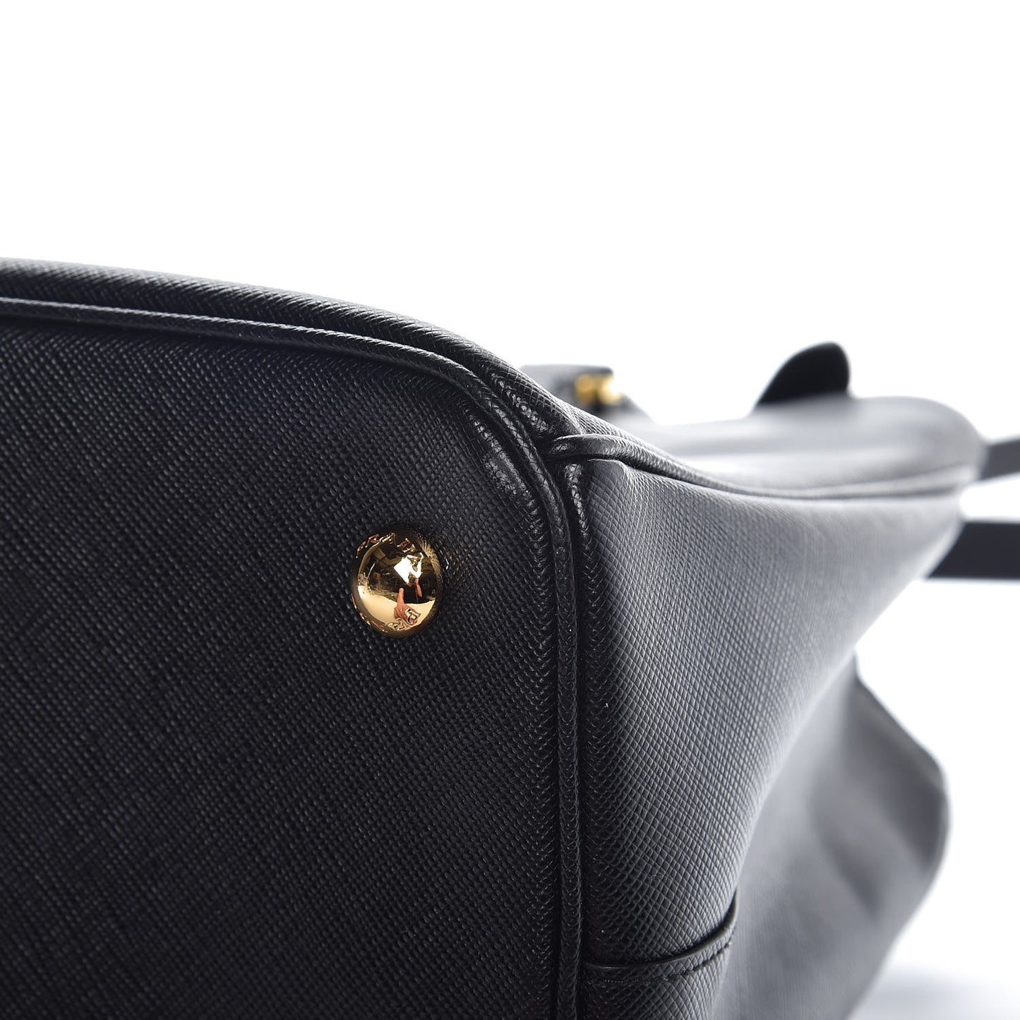 Saffiano Lux Medium Tote Nero Black