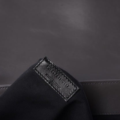 Saint Laurent Calfskin Y Quilted Monogram Large Loulou Chain Satchel Asphalt 7 of 7