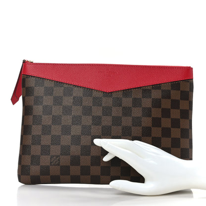 Louis Vuitton Damier Ebene Daily Pouch Scarlet 2 of 6