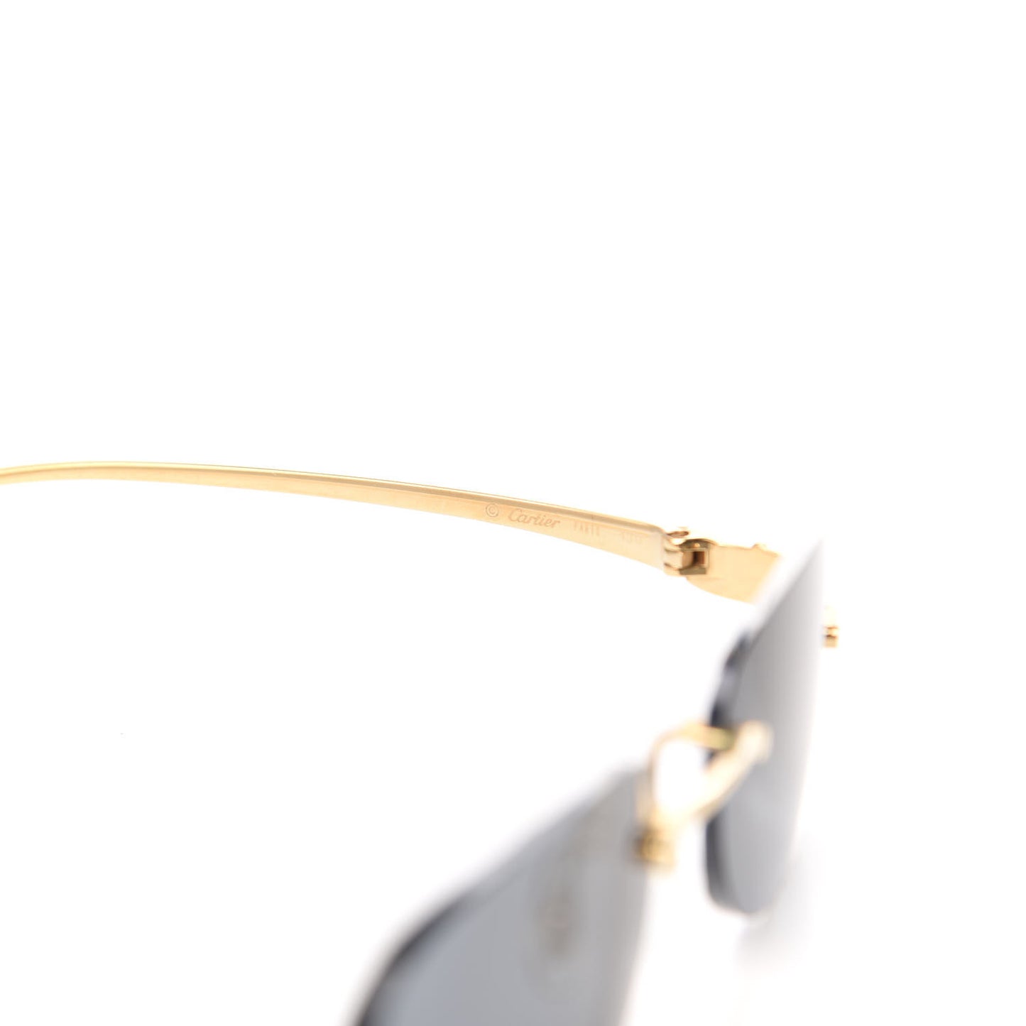 Metal Panthere De Sunglasses Gold