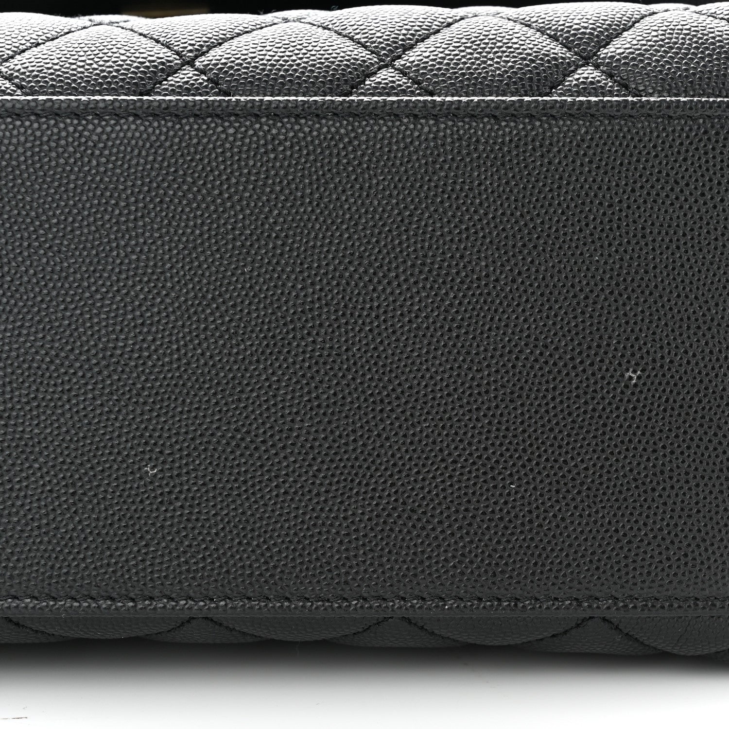 Chanel Caviar Lizard Embossed Quilted Small Coco Handle Flap Black 11 of 12