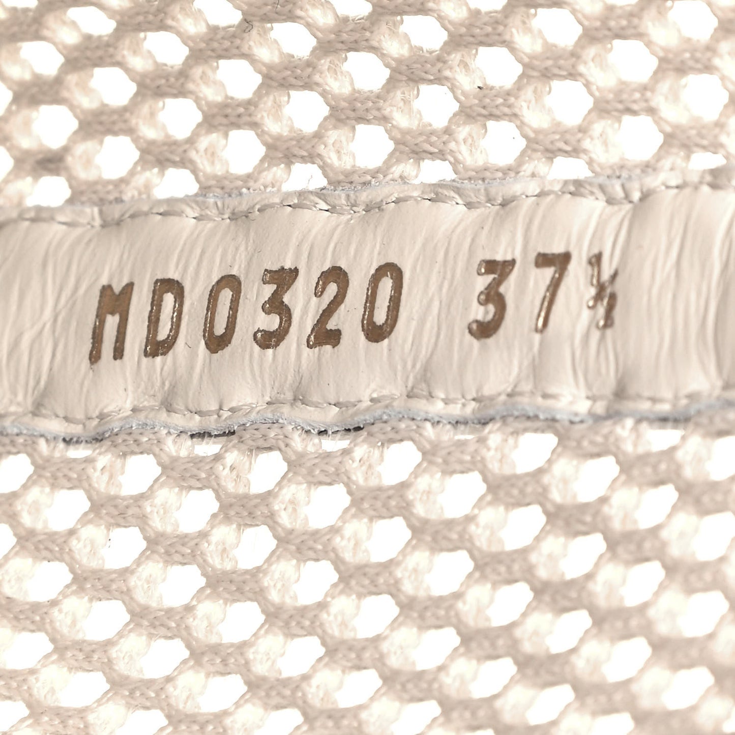 Empriente Mesh Montaigne Knee Boots 37.5 Off White