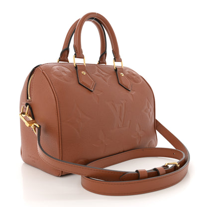 Louis Vuitton Empreinte Monogram Giant Speedy Bandouliere 25 Cognac 3 of 9
