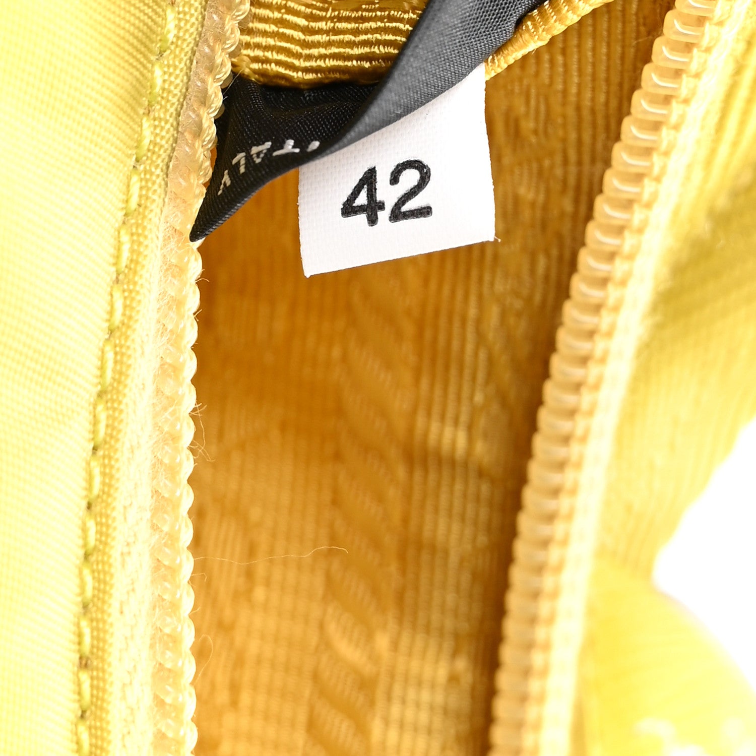 Prada Tessuto Nylon Saffiano Mini Re-Edition 2000 Bag Ananas 8 of 12