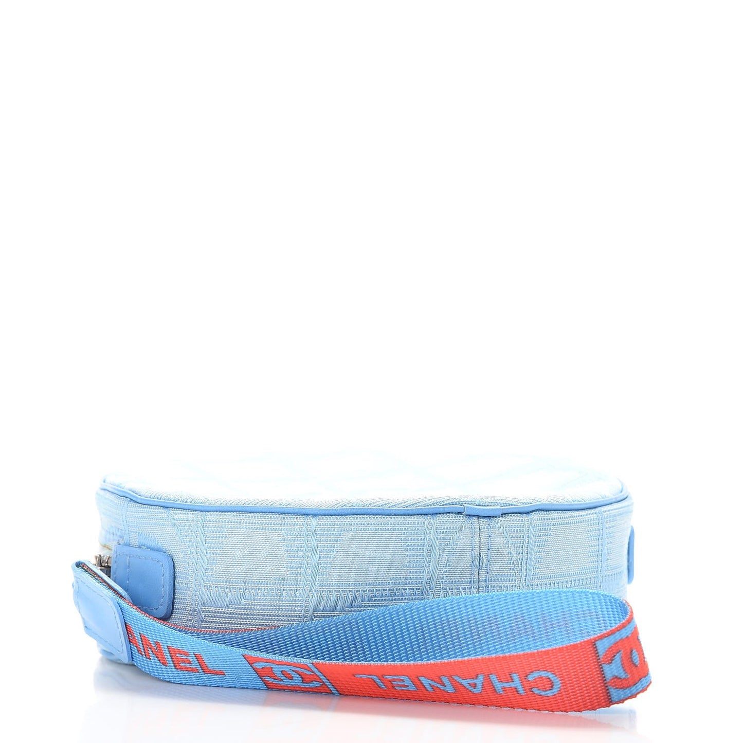Nylon Travel Round Pouch Blue