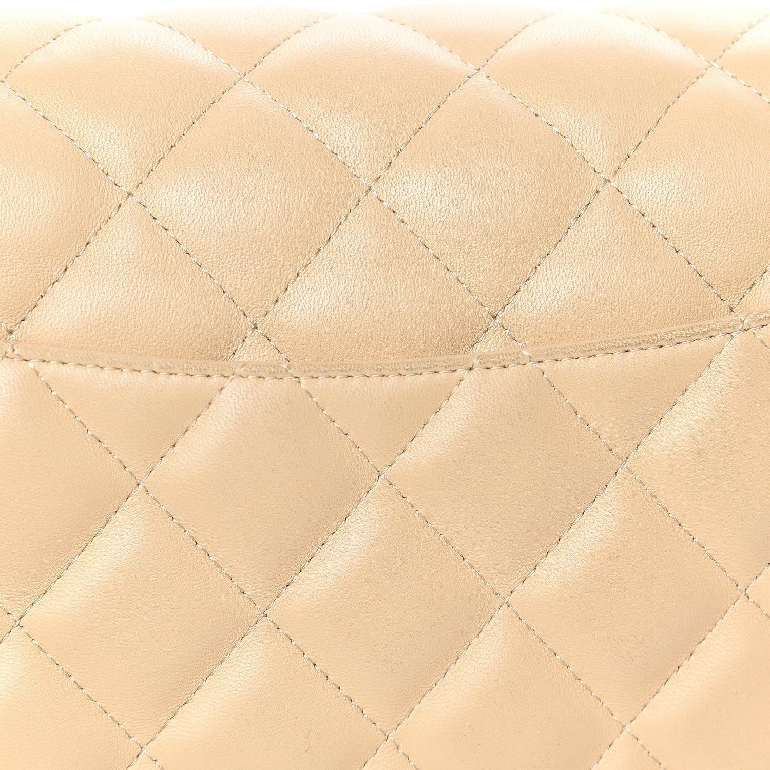 Chanel Lambskin Quilted Jumbo Double Flap Beige Clair 10 of 10