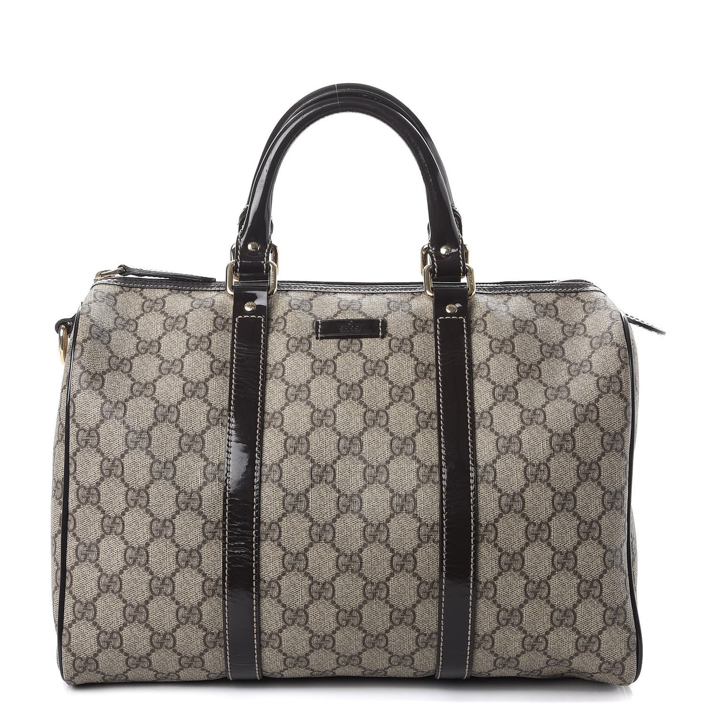 GG Plus Monogram Medium Joy Boston Dark Brown