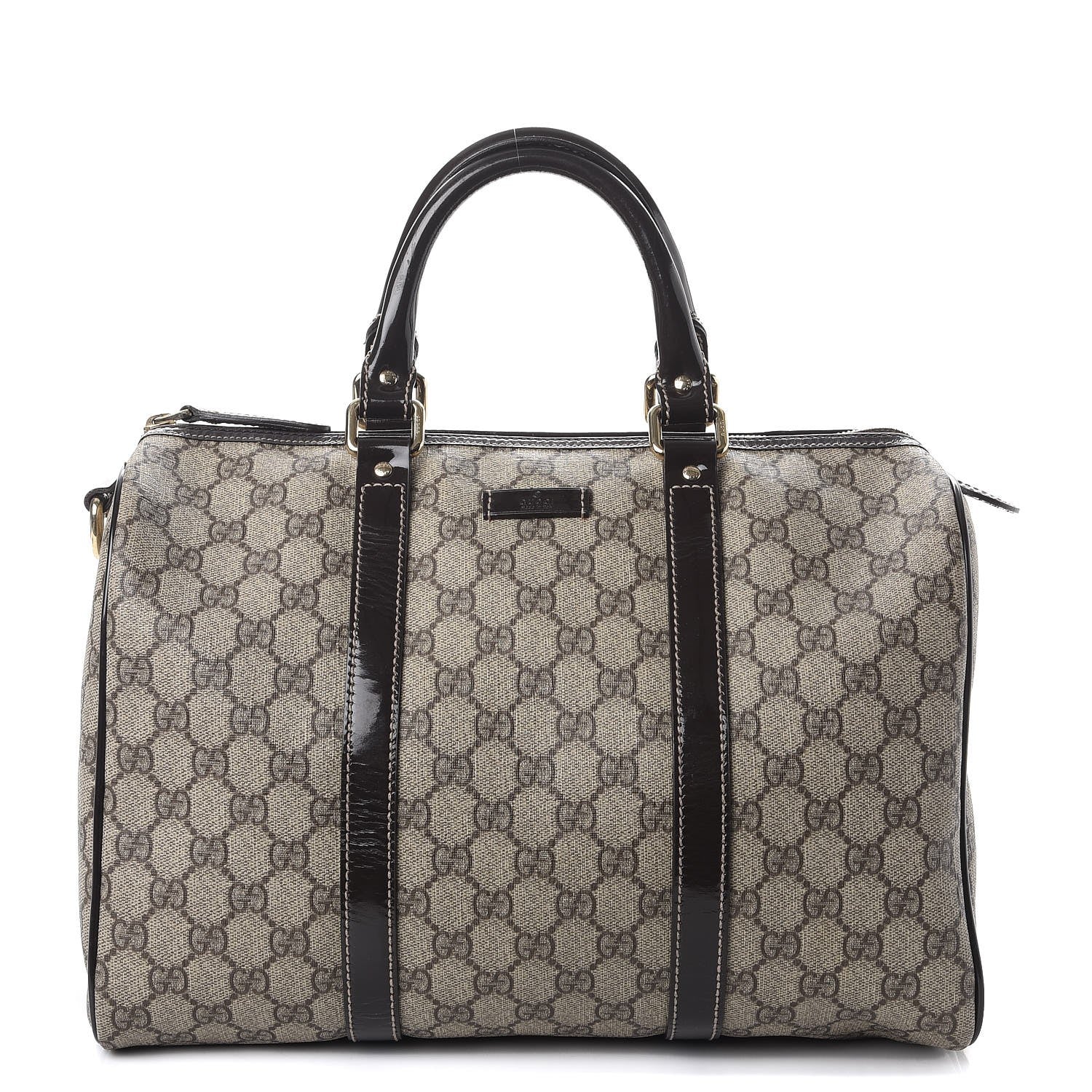 Gucci GG Plus Monogram Medium Joy Boston Dark Brown 1 of 18