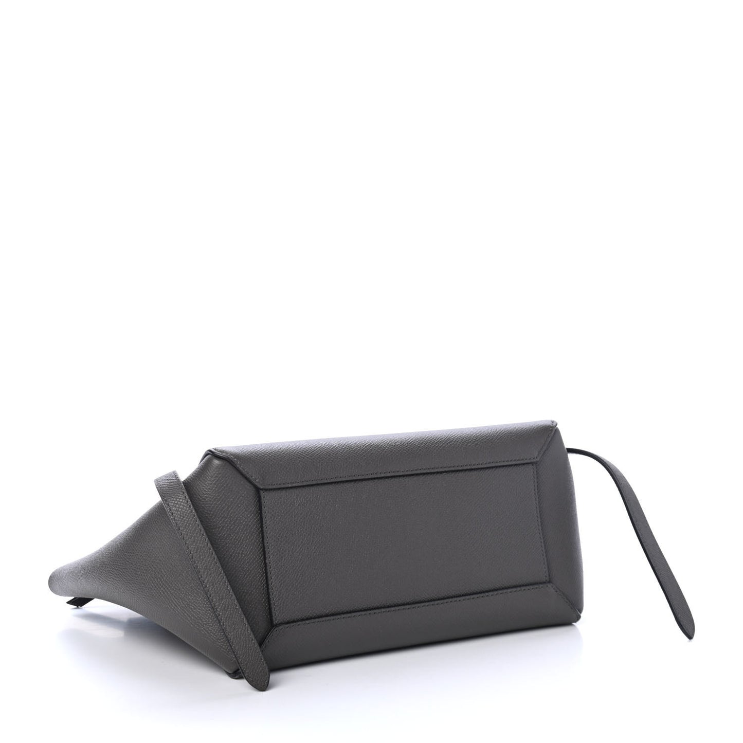 Baby Grained Calfskin Micro Belt Bag Grey