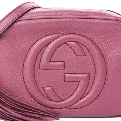Gucci Pebbled Calfskin Small Soho Disco Bag Peonia Flower 12 of 12