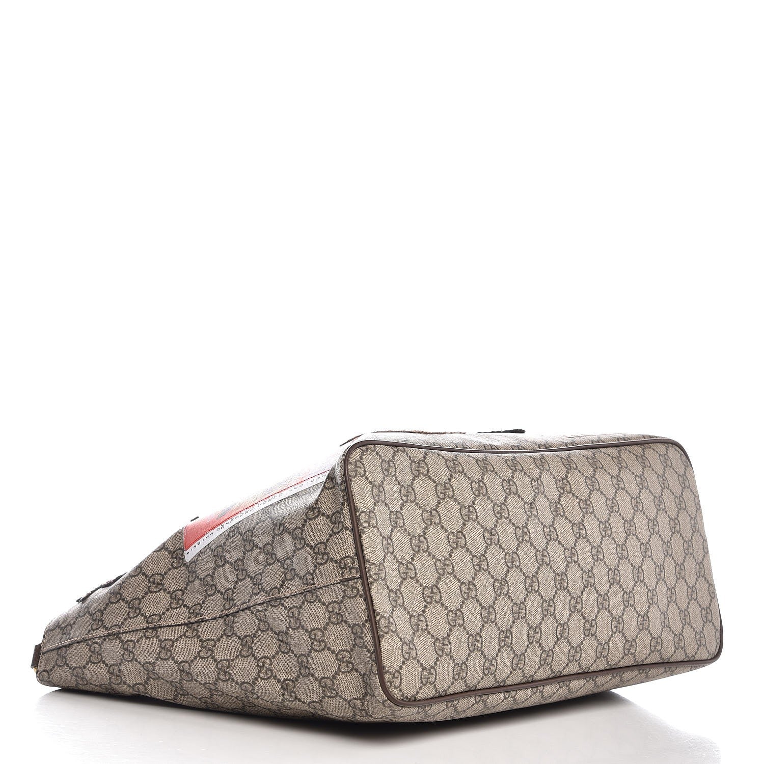 Gucci Soft GG Supreme Monogram Courrier Medium Crossbody Tote Beige New Acero 5 of 9
