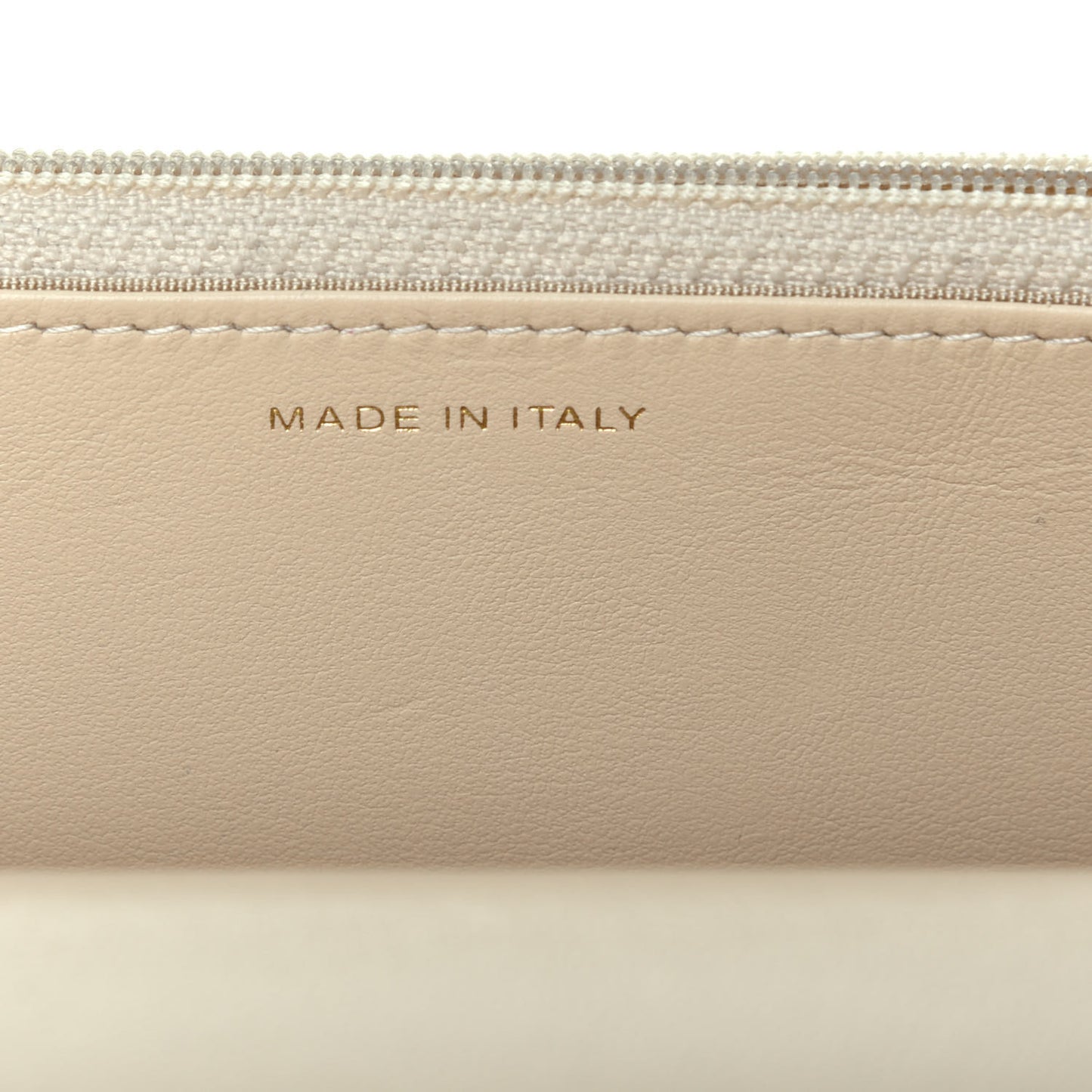 Goatskin Quilted Chanel 19 Wallet On Chain WOC Light Beige