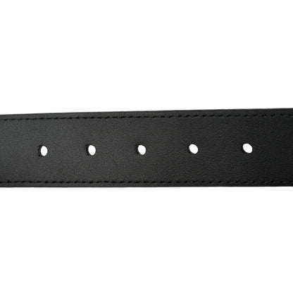 Louis Vuitton Calfskin 35mm Pont Neuf Belt 75 30 Black 6 of 9