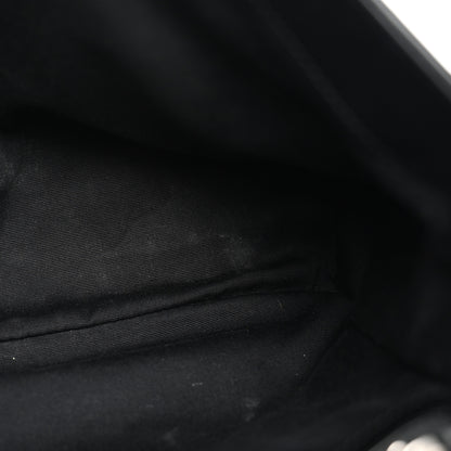 Saint Laurent Calfskin Y Quilted Monogram Large Loulou Chain Satchel Black Black 13 of 14