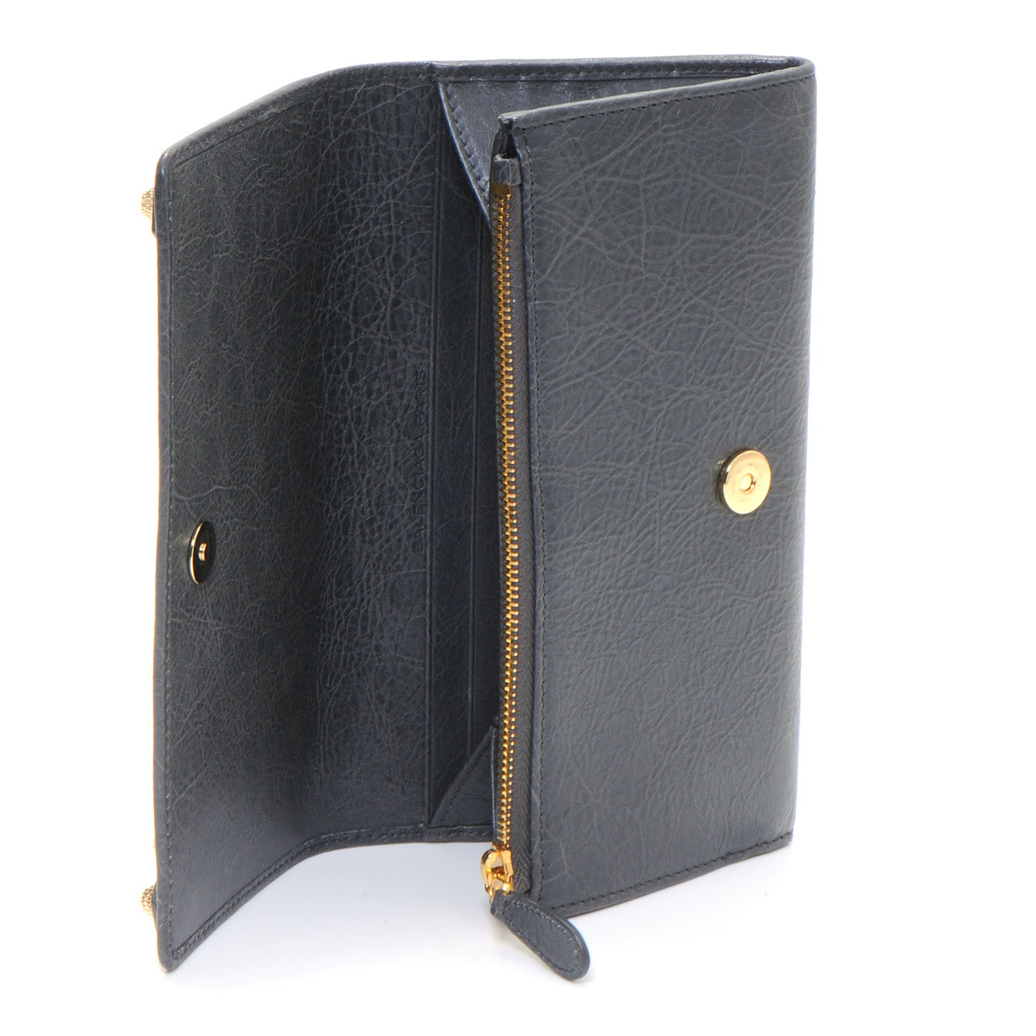Balenciaga Agneau Giant Money Wallet Gris Tarmac 5 of 7