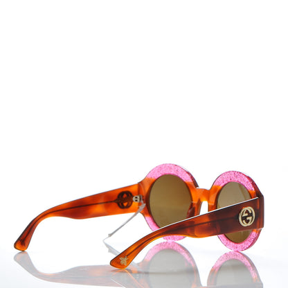 Gucci Acetate Round GG0084S Sunglasses Pink 4 of 6