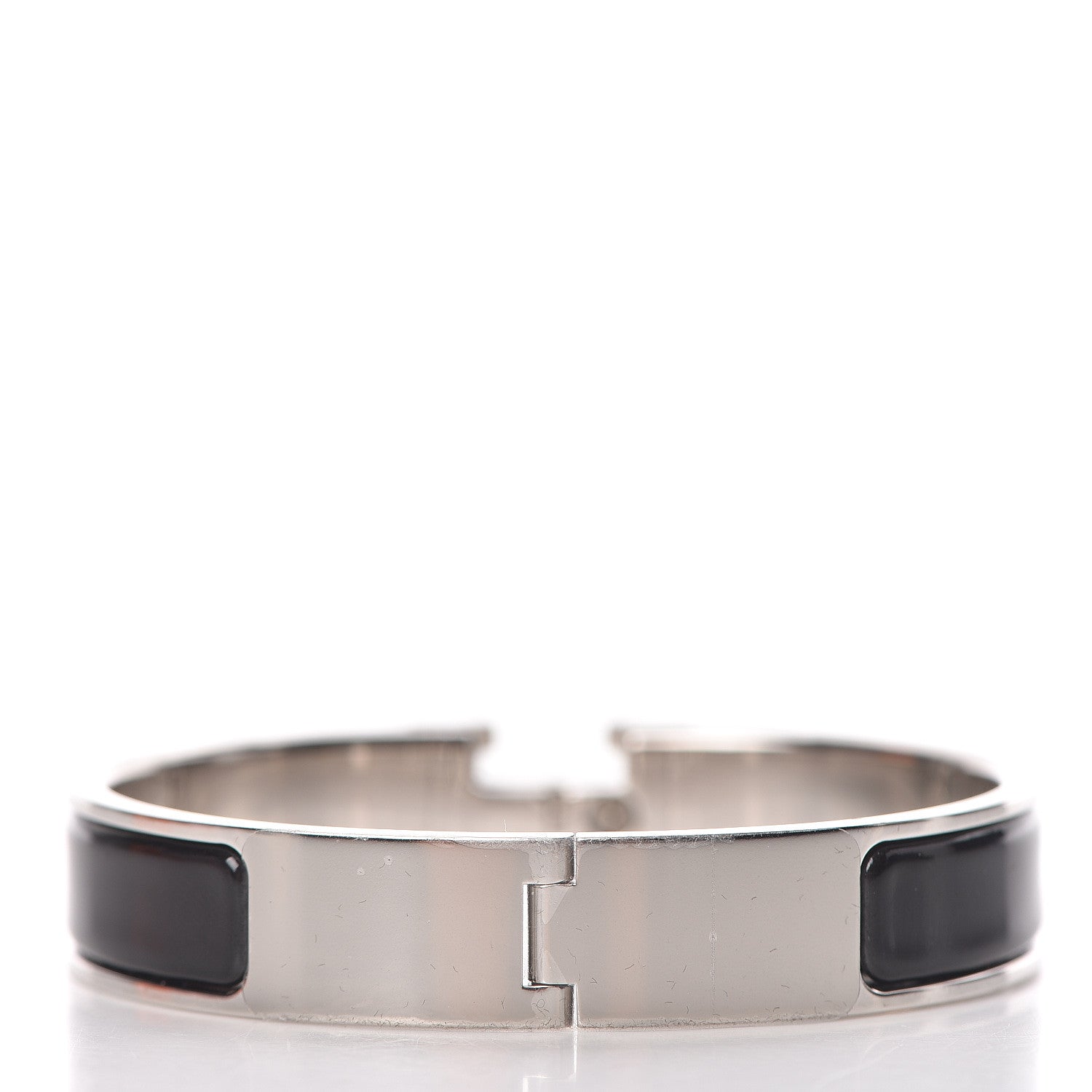 Hermes Enamel Narrow Clic Clac H Bracelet PM Black 3 of 5