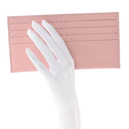 Louis Vuitton Calfskin Felicie Card Holder Insert Rose Ballerine 2 of 6