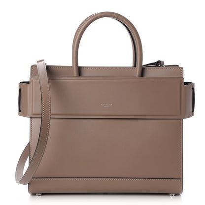 Givenchy Smooth Calfskin Small Horizon Satchel Mastic 1 of 8