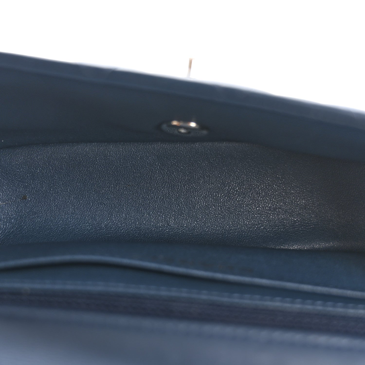 Chanel Lambskin Quilted Mini Rectangular Flap Blue 5 of 14