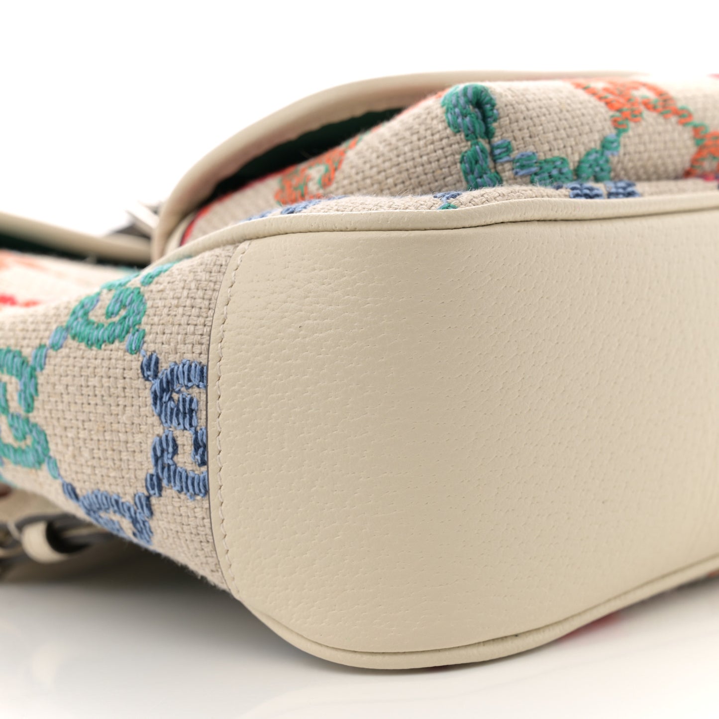 Wool GG Monogram Children's GG Backpack White Multicolor