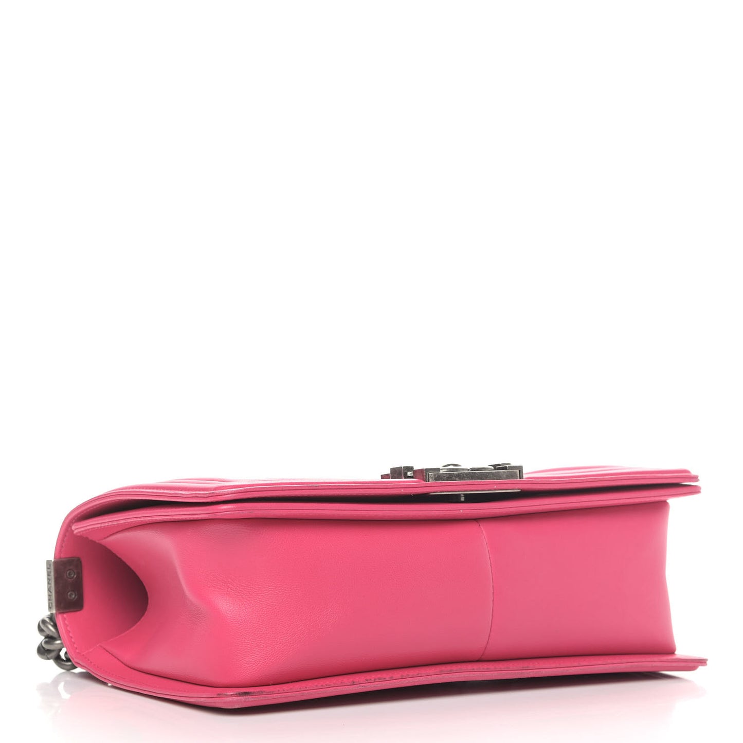 Lambskin Quilted Medium Boy Flap Pink