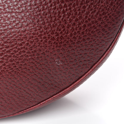 Gucci Calfskin Bamboo Ring Hobo Aubergine 14 of 16