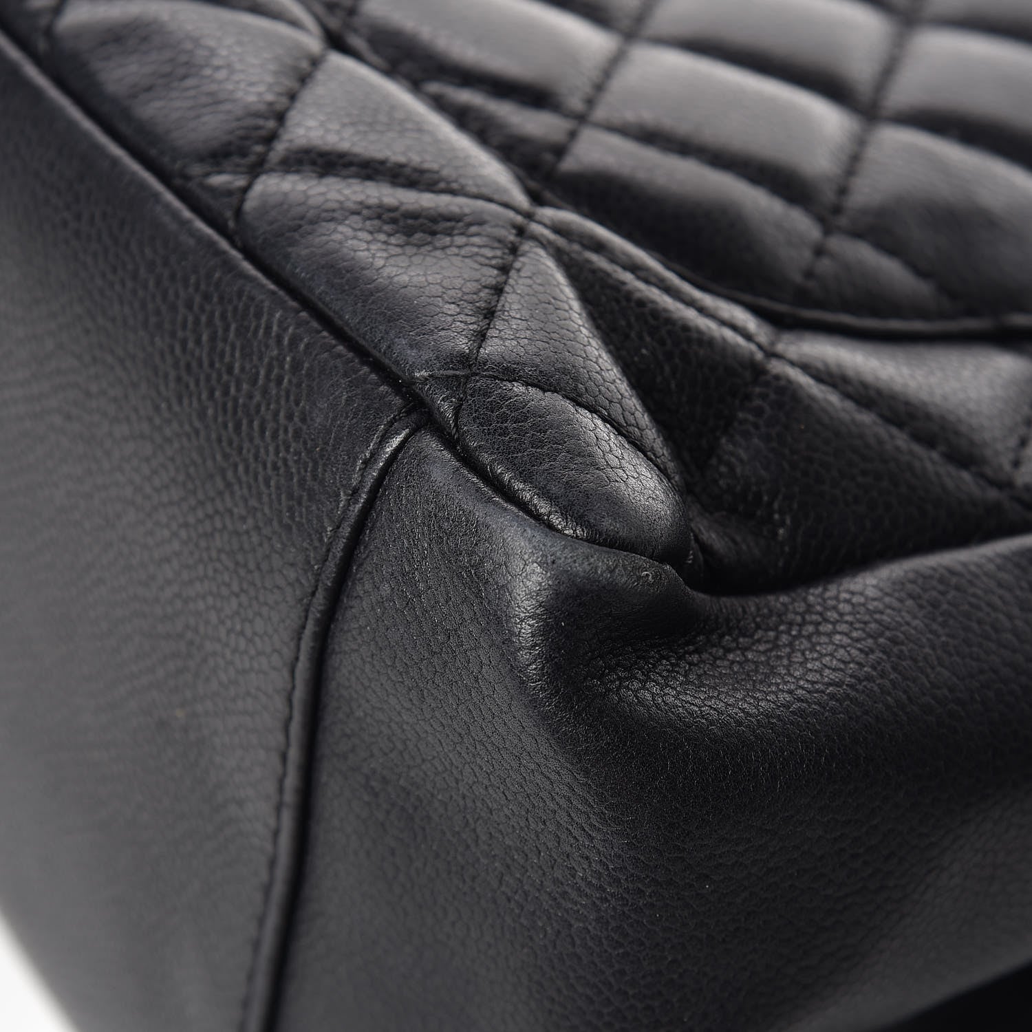 Chanel Caviar Quilted Grand Shopping Tote GST Black 14 of 15