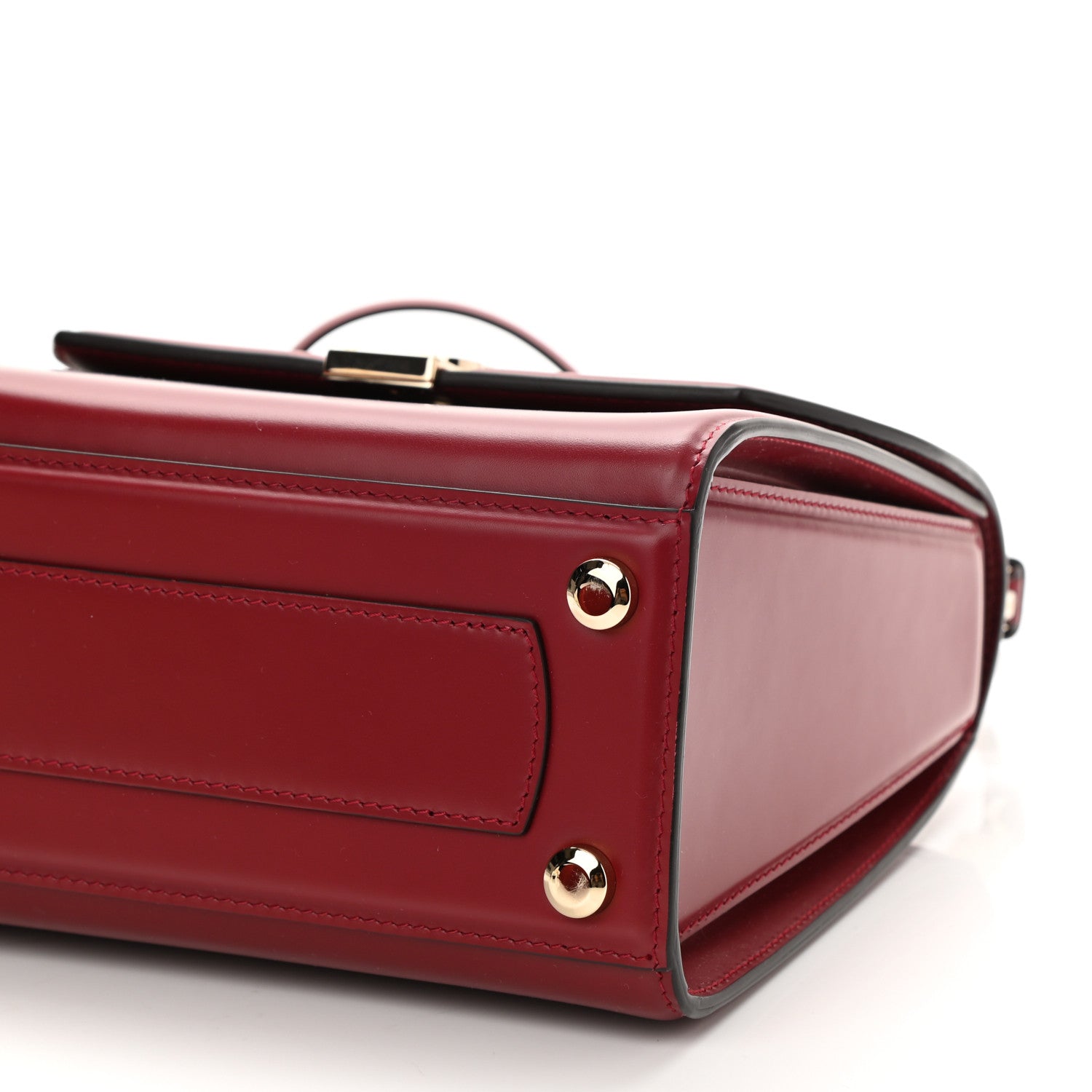 Salvatore Ferragamo Smooth Calfskin Small Boxyz Red 8 of 8