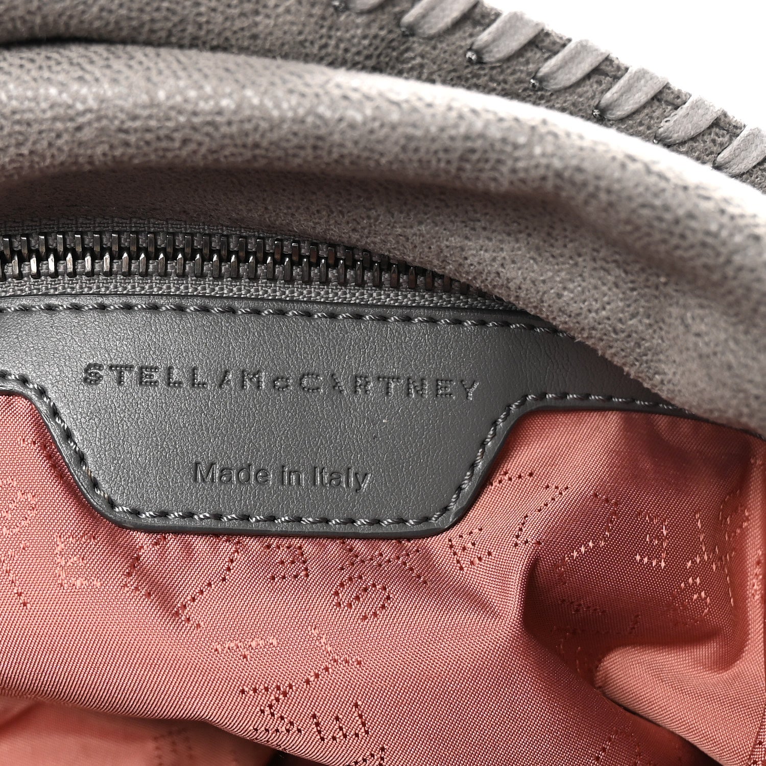 Stella McCartney Shaggy Deer Falabella Fold Over Tote  Light Grey 6 of 9
