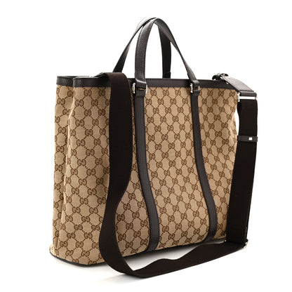 Gucci GG Monogram Large Joy Tote Bag Dark Brown 3 of 11